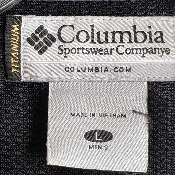 Columbia Shirt Men’s Size Large L Long Sleeve Button Down Gray Titanium Vented - Picture 6 of 8